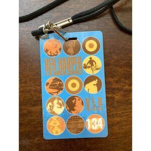 Music Collectors! Ben Harper & the Innocent Criminals Tour VIP Credentials 2006